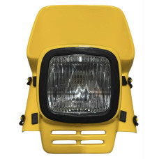 Frontal porta farol / carenagem HP1 tipo acerbis elba baja / amarelo - HP
